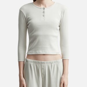 3/4 Button Fly T-Shirt