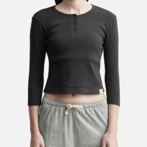 3/4 Button Fly T-Shirt