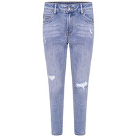 Toxik3 L20053-1 High Waist Ripped Skinny Jeans – Light Denim – 6