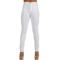 Toxik3 Toxik3 L185-9 High Waist Skinny Jeans – White – 16