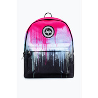 Hype Hype Unisex Pink Drip Crest Backpack