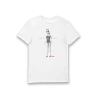 Bioworld Barbie Barbara Roberts Iconic Zebra Swimsuit Adults T-Shirt – White – XL