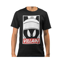 Bioworld Looney Tunes Marvin the Martain Villain Adults T-Shirt – Black – L