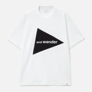 And Wander Big Logo Short Sleeves T-Shirt