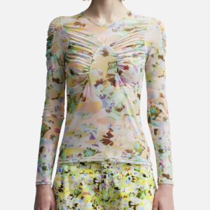 Arc Short Long Sleeve Top