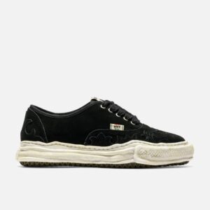 "BAKER" Original Sole Western Detail Suede Low-top Sneaker “BAKER” Original Sole Western Detail Suede Low-top Sneaker