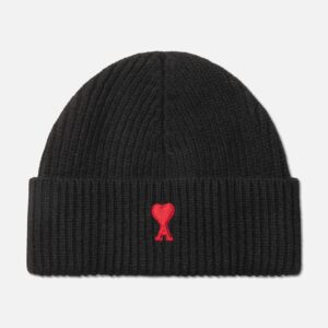 Beanie with Contrasted Ami de Coeur