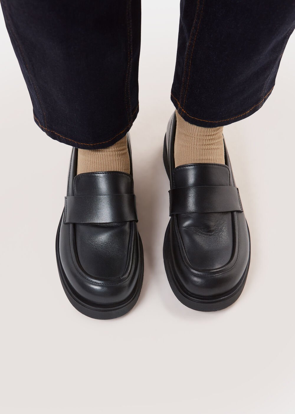 Black Ames Chunky Loafer