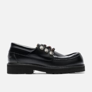 Black Leather Lace Up Shoes