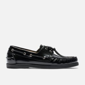 Black Leather Loafer
