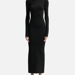 Boat Neck Midi Dress