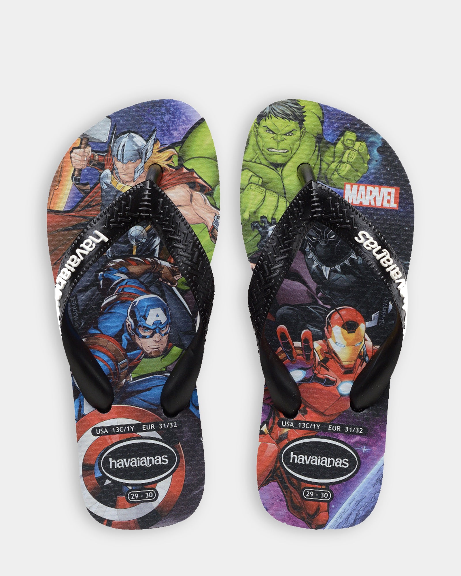 Boys 2-7 Top Marvel Heroes Thongs
