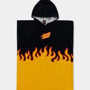 Boys 8-16 Flaming Stack Hooded Towel