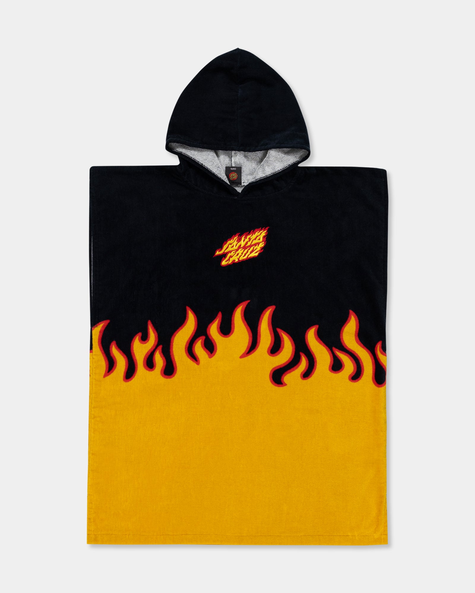 Boys 8-16 Flaming Stack Hooded Towel