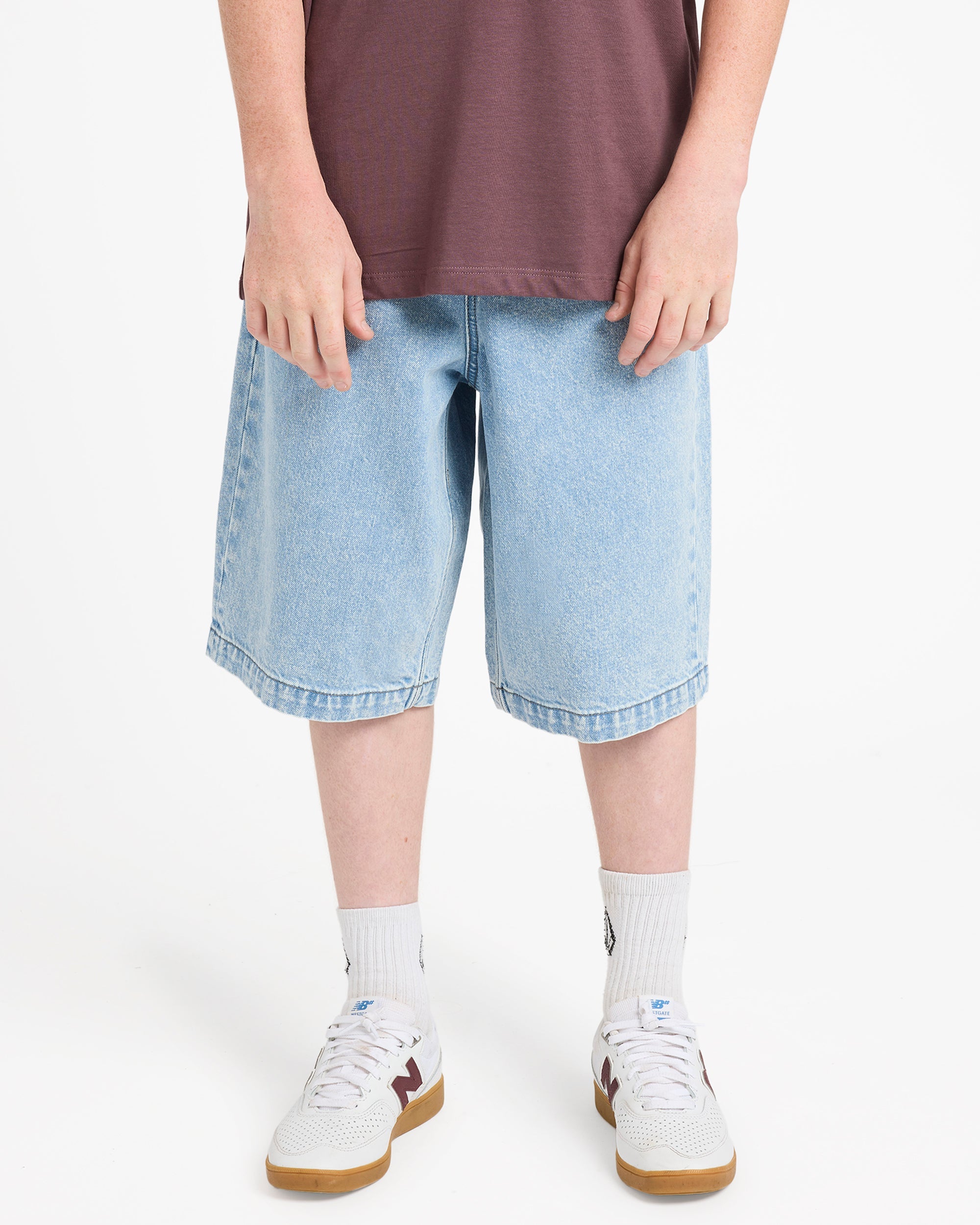Boys 8-16 Freazy Loose Denim Shorts