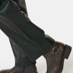 Brown Matteo Burnished Biker Boot Brown Matteo Burnished Biker Boot