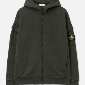 Brushed Organic Cotton Fleece Hooded Sweatshirt