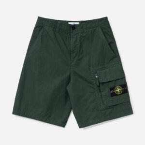 Canvas Weave Cotton Shorts