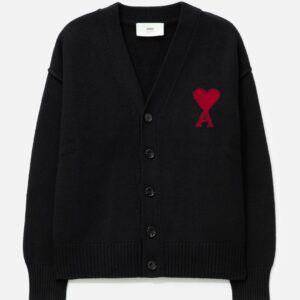 Cardigan With Contrasted Ami De Coeur