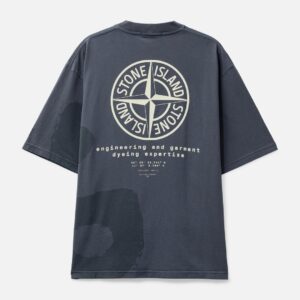 Combed Organic Cotton Jersey T-Shirt With ‘Whirlwind Type’ Print