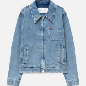 Contrasted Ami de Coeur Zipped Jacket