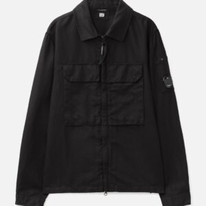 Cotton/Linen Zipped Lens Overshirt