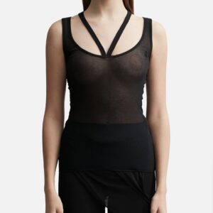 Cotton Ribbed Jersey Tank Top