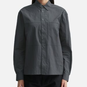 Crinkle Cotton Panel Shirt Crinkle Cotton Panel Shirt