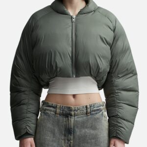 CROPPED PILLOW BOMBER