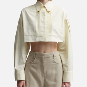 Cropped Poplin Jacket