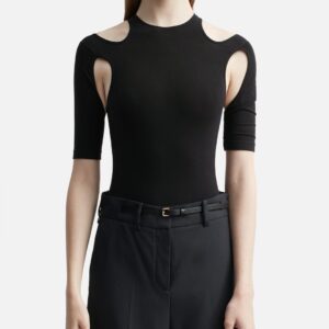 Cut-Out Detail Sculpted Body Top