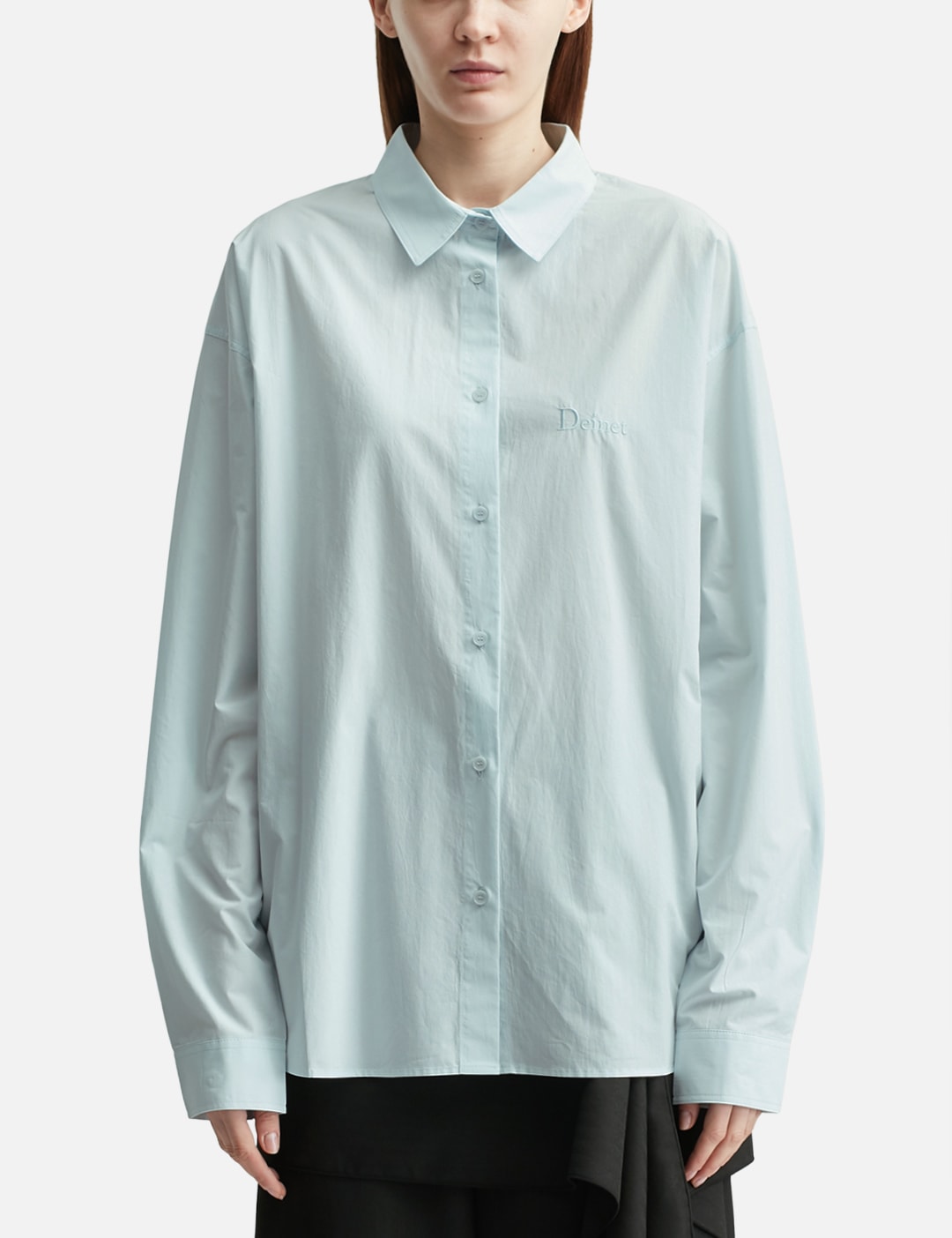 DEINET Logo Wrap Shirts Light Blue
