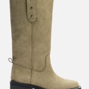 Deinet Natural Suede Biker Boots