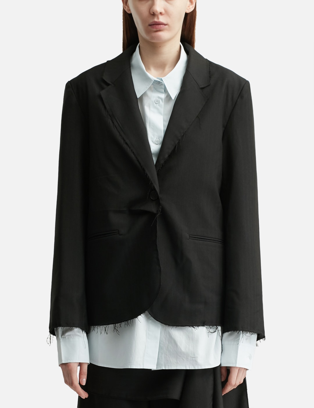 DEINET Rough Cut Detail Blazer