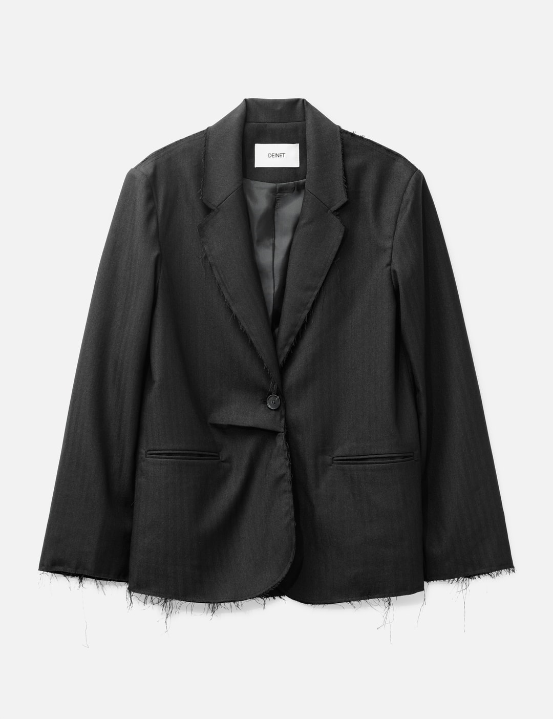 DEINET Rough Cut Detail Blazer