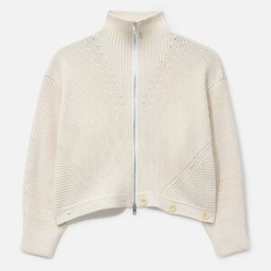Double-End Fluffed Cotton Cardigan