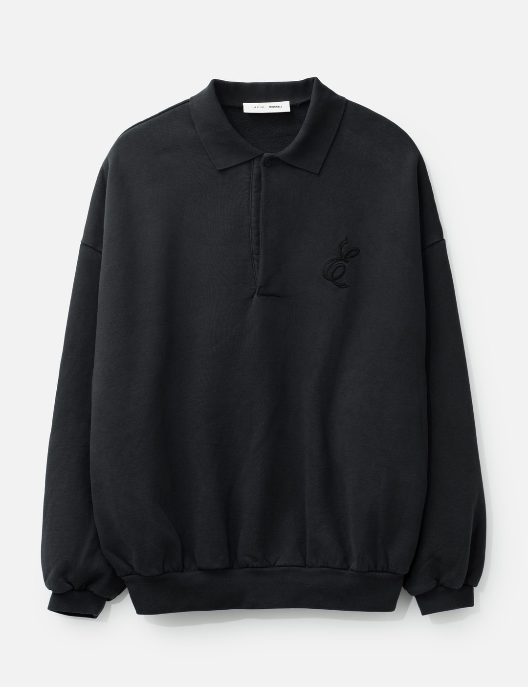 Embroidered Classic Polo Sweatshirt