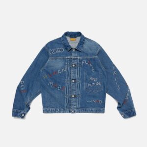 Embroidered Denim Work Jacket