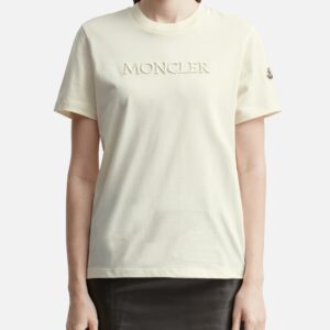 Embroidered Tonal Logo Cotton T-Shirt