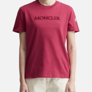 Embroidered Tonal Logo Cotton T-Shirt