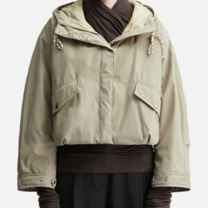 Eucalyptus Hooded Short Down Jacket