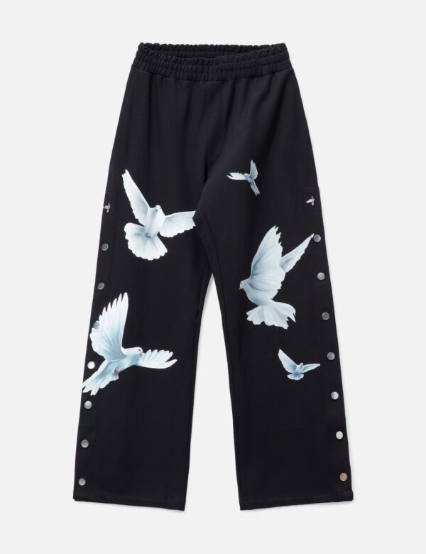 Freedom Doves Trackpants in Black