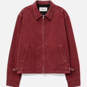 Garment Dyed Corduroy Zip Jacket
