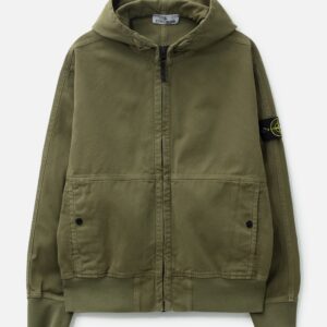 Garment Dyed Panama Zip-Up Hoodie