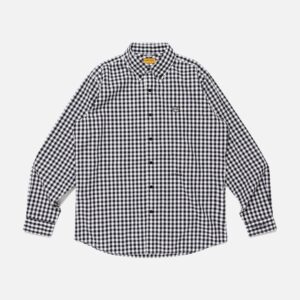 Gingham Check Button Down Shirt