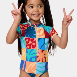 Girls 1-8 AOTS TY Short Sleeve Suit One Piece