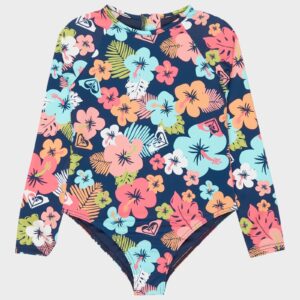 Girls 2-7 Morning Flower One Piece Rash Vest