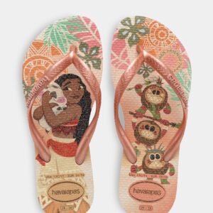 Girls 3-7 Slim Princess Moana Thongs