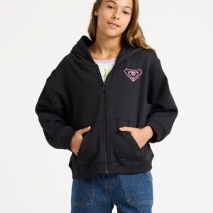 Girls 4-16 Midnight Hike Brushed Zip Up Hoodie