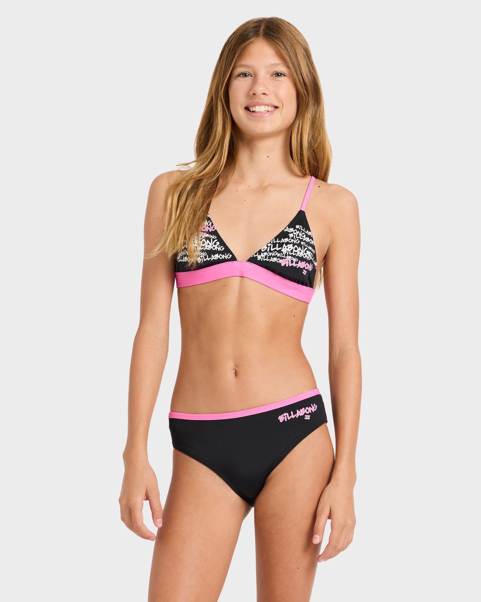 Girls 6-14 Say My Name Triangle Cami Set Two Piece
